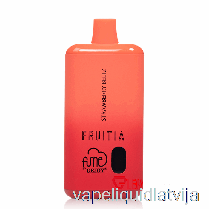 Fruitia X Fume 8000 Vienreizējās Lietošanas Zemeņu Beltz Vape šķidrums